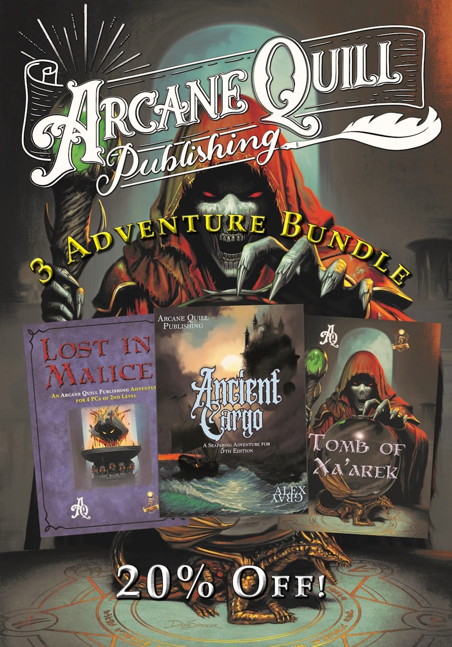 Arcane Quill Publishing's New 5E Adventure Bundle!