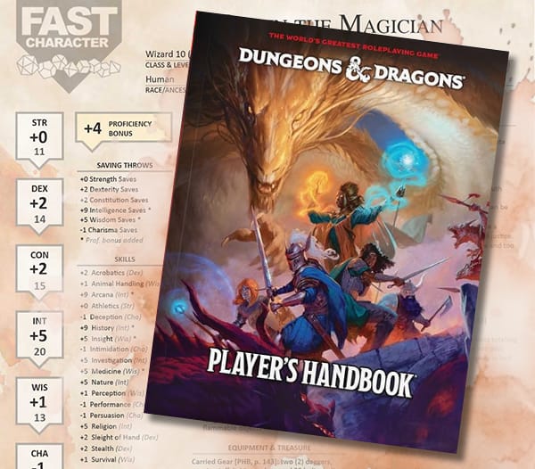 FastCharacter.com Unveils New Update for D&D Player's Handbook 2024 Character Creation