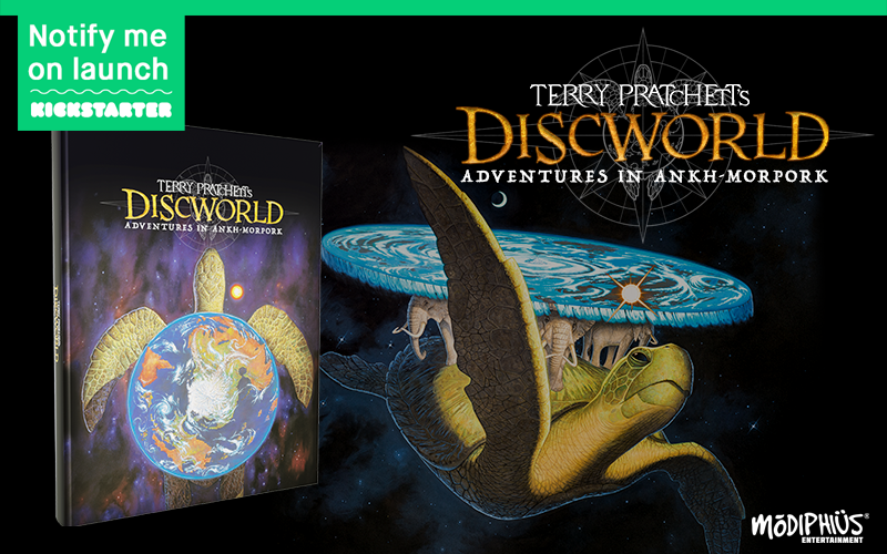 Tabletop Roleplaying Game For Terry Pratchett’s Discworld® Coming to Kickstarter Next Month