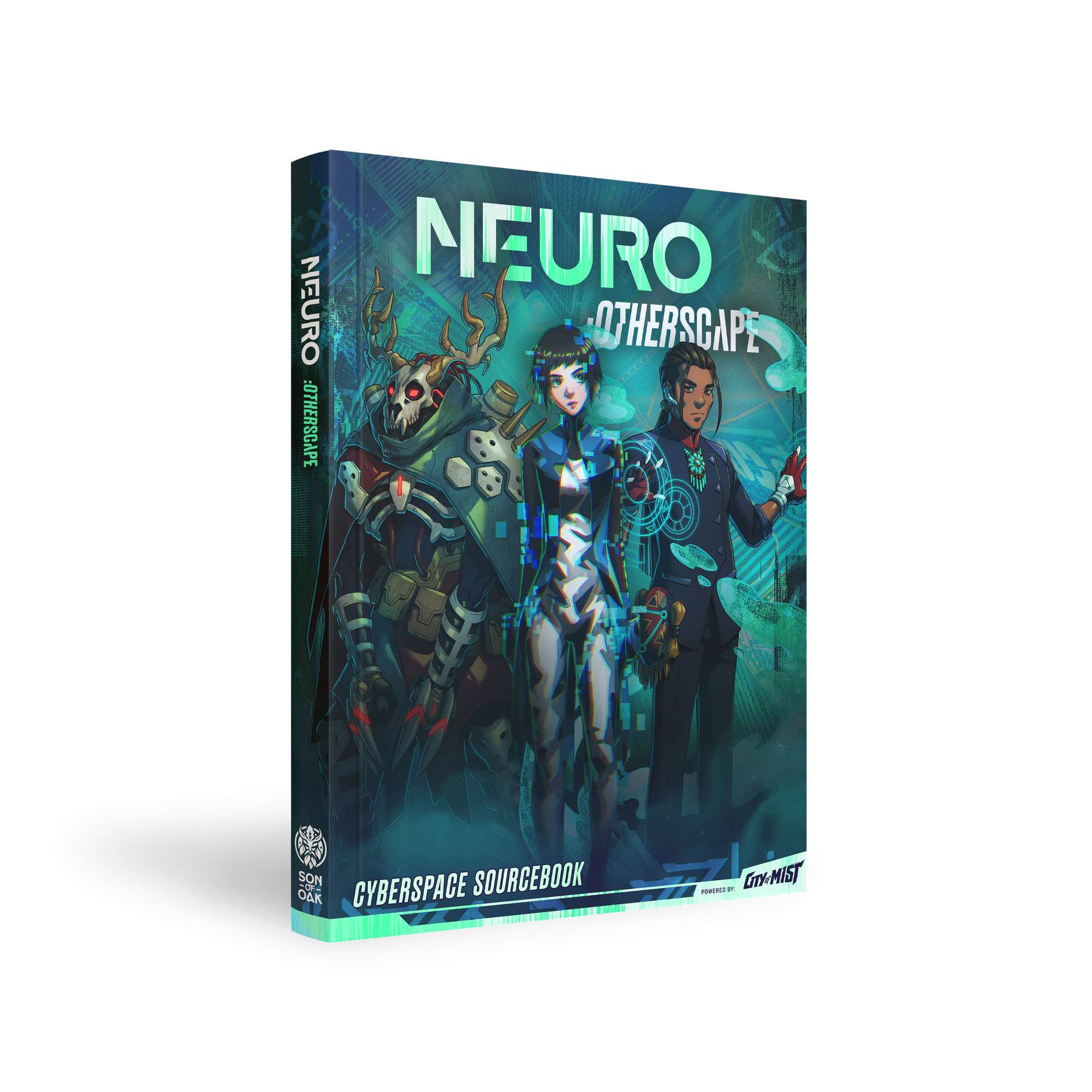 A mockup image of the book for Neuro:Otherscape