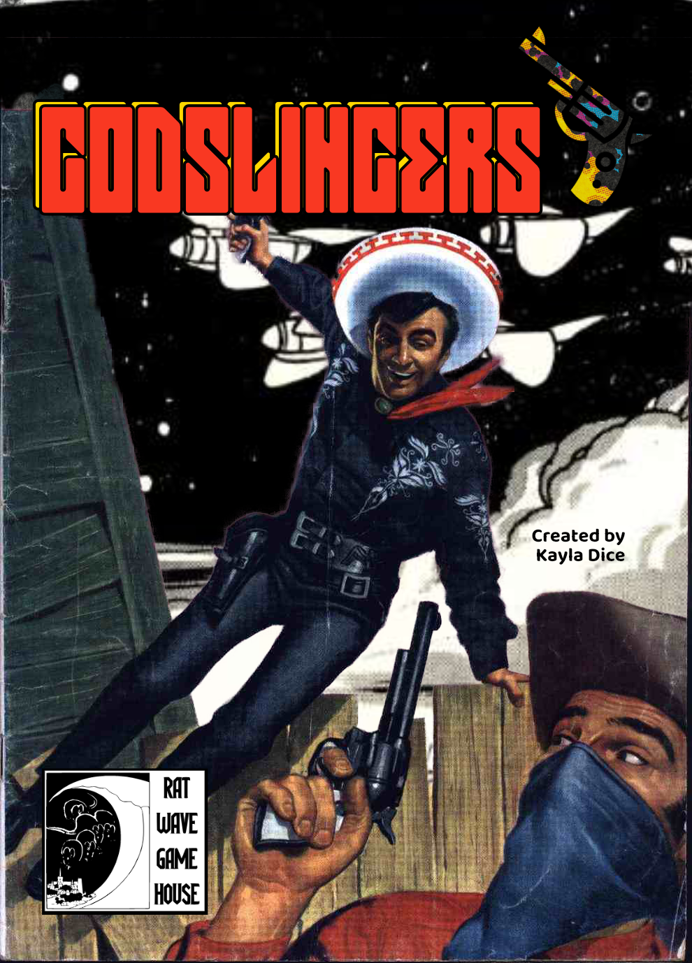 Silver age comics crash-land into the weird west in Godslingers, out now!