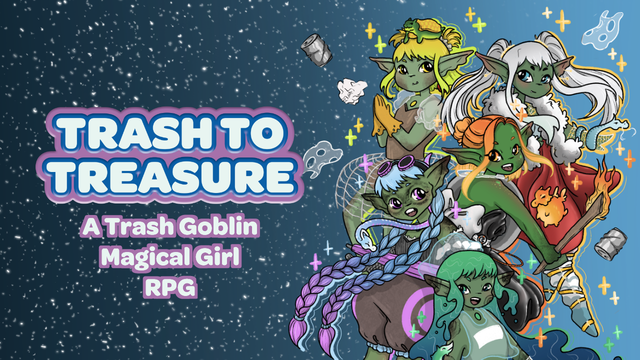 Trash goblins have never looked better than this magical girl TTRPG