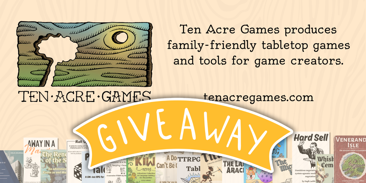 Ten Acre Games: New studio with launch giveaway