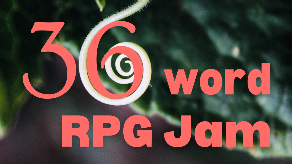 36-word RPG Jam