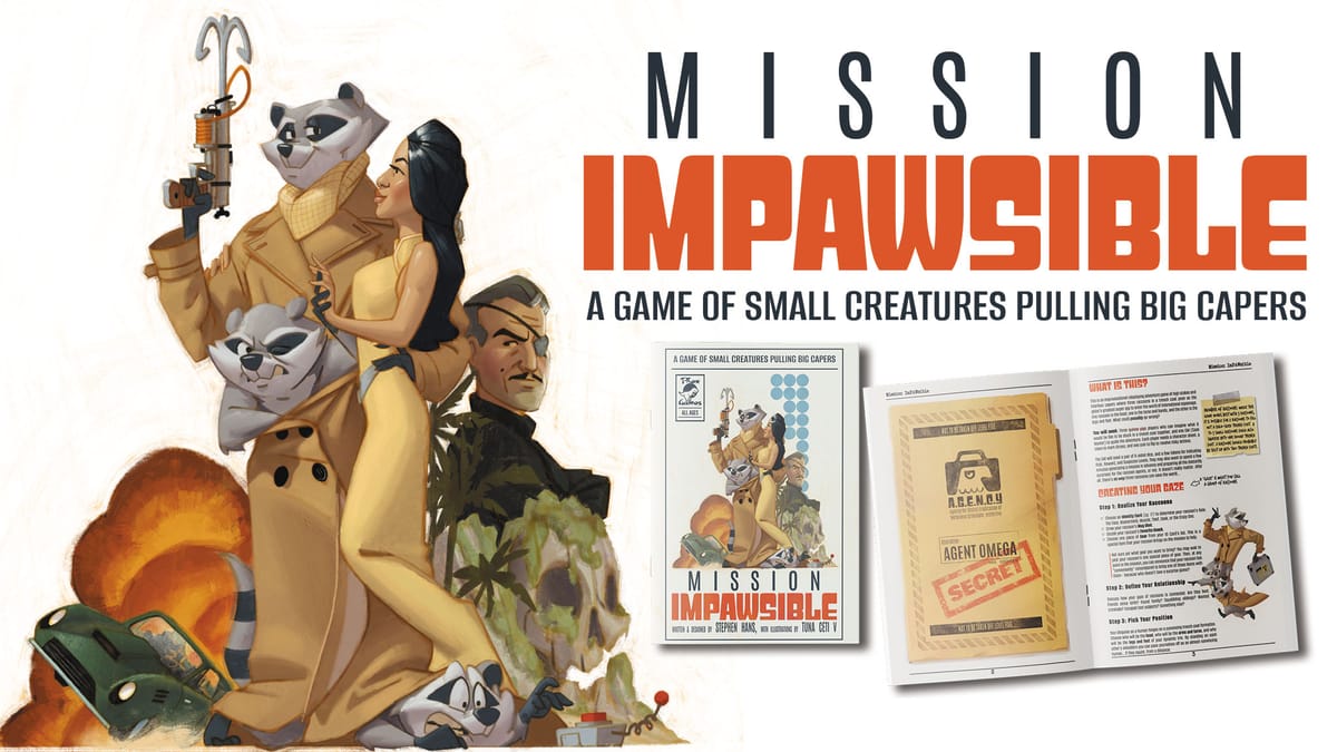 Mission:ImPAWsible Zine & Deluxe Box Set is live on Kickstarter!