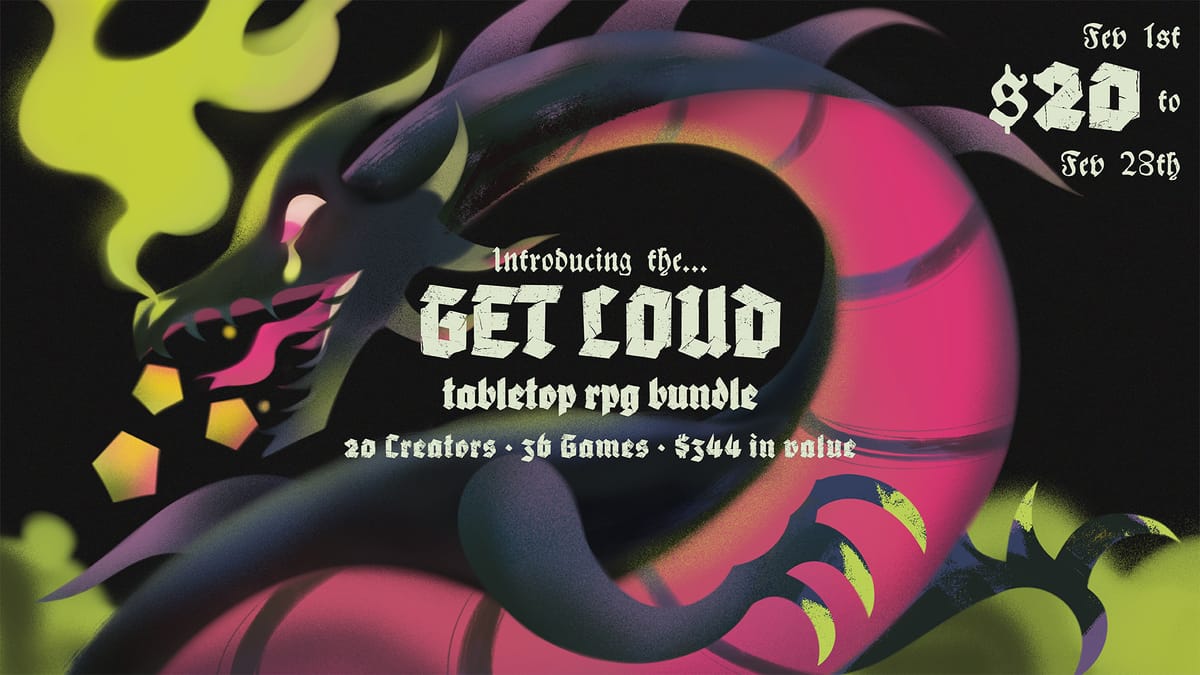 The "Get Loud" TTRPG Bundle Launches on Itch.io