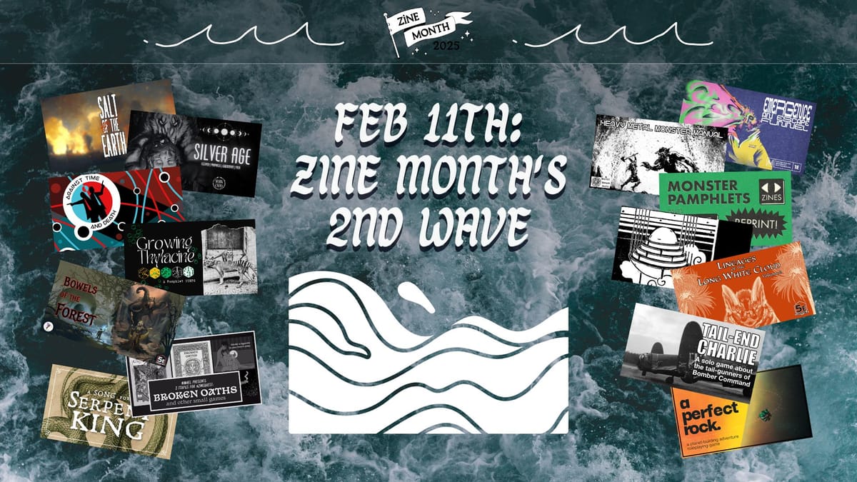 Get ready for Zine Month's Second Wave