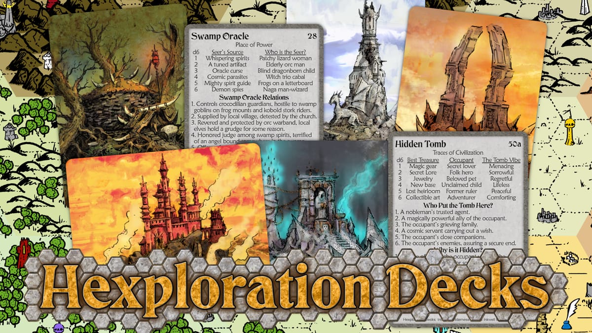 Explore the Unknown – Hexploration Decks & Tiles Crowdfunding is Live!