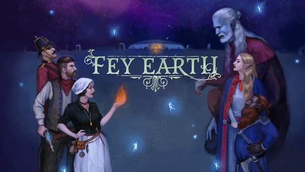 Fey Earth cover image, industrial victorian fantasy imagery