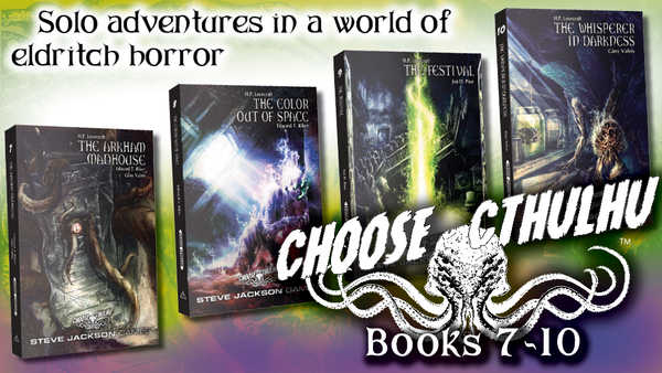 Steve Jackson Games Brings Choose Cthulhu Books 7-10 To Kickstarter