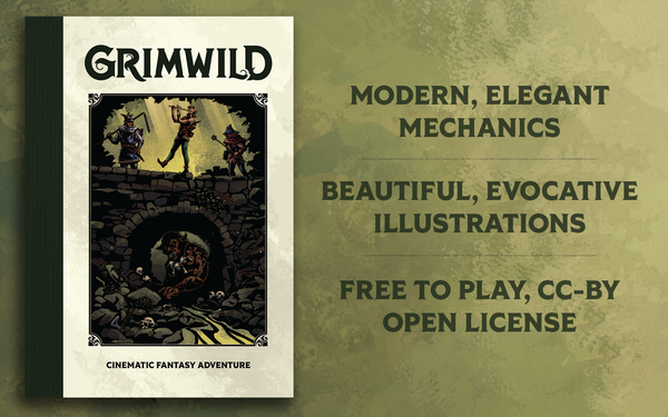 GRIMWILD is out—A cinematic replacement for D&D. Free.