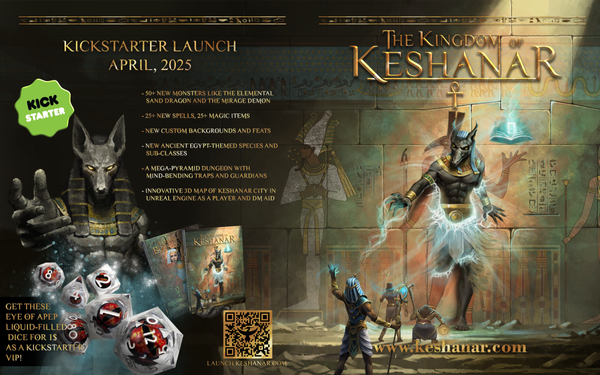 The Kingdom of Keshanar Is Coming to Kickstarter in April